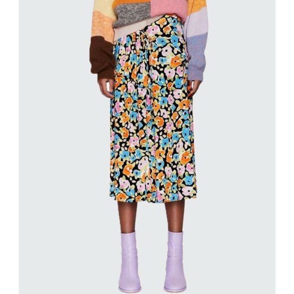 Stine Goya Paloma floral jersey Skirt S